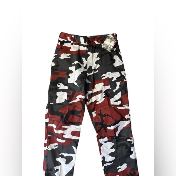 Rothco NEW Red Camo Tactical BDU Pants Camping EMS Army Pants Men’s Size Small - Picture 5 of 13